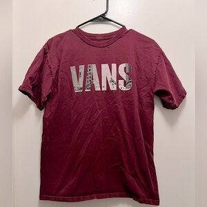 Vans Burgundy Men’s T-Shirt, Size M